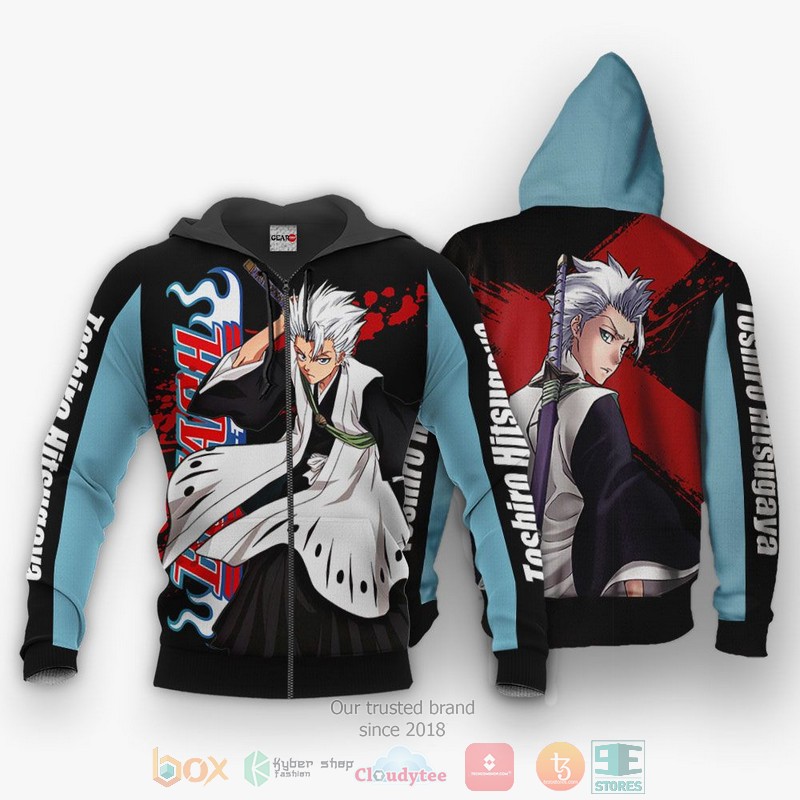 NEW Toshiro Hitsugaya Bleach Anime Full Printed 3D Sweater, Hoodie