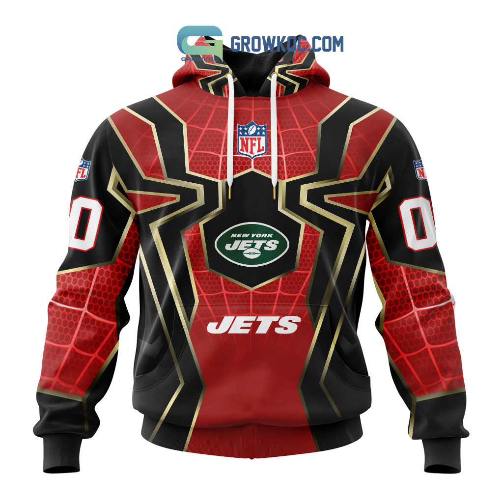 New York Jets NFL Spider Man Far From Home Special Jersey Hoodie T Shirt