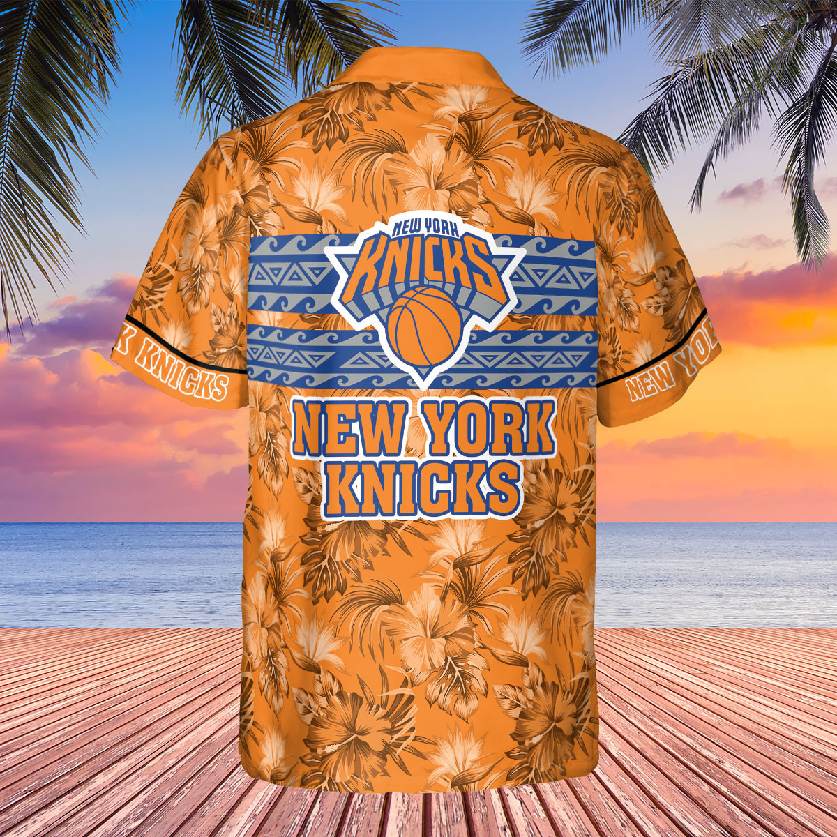 New York Knicks National Basketball Association 2023 AOP Hawaiian Shirt SH1