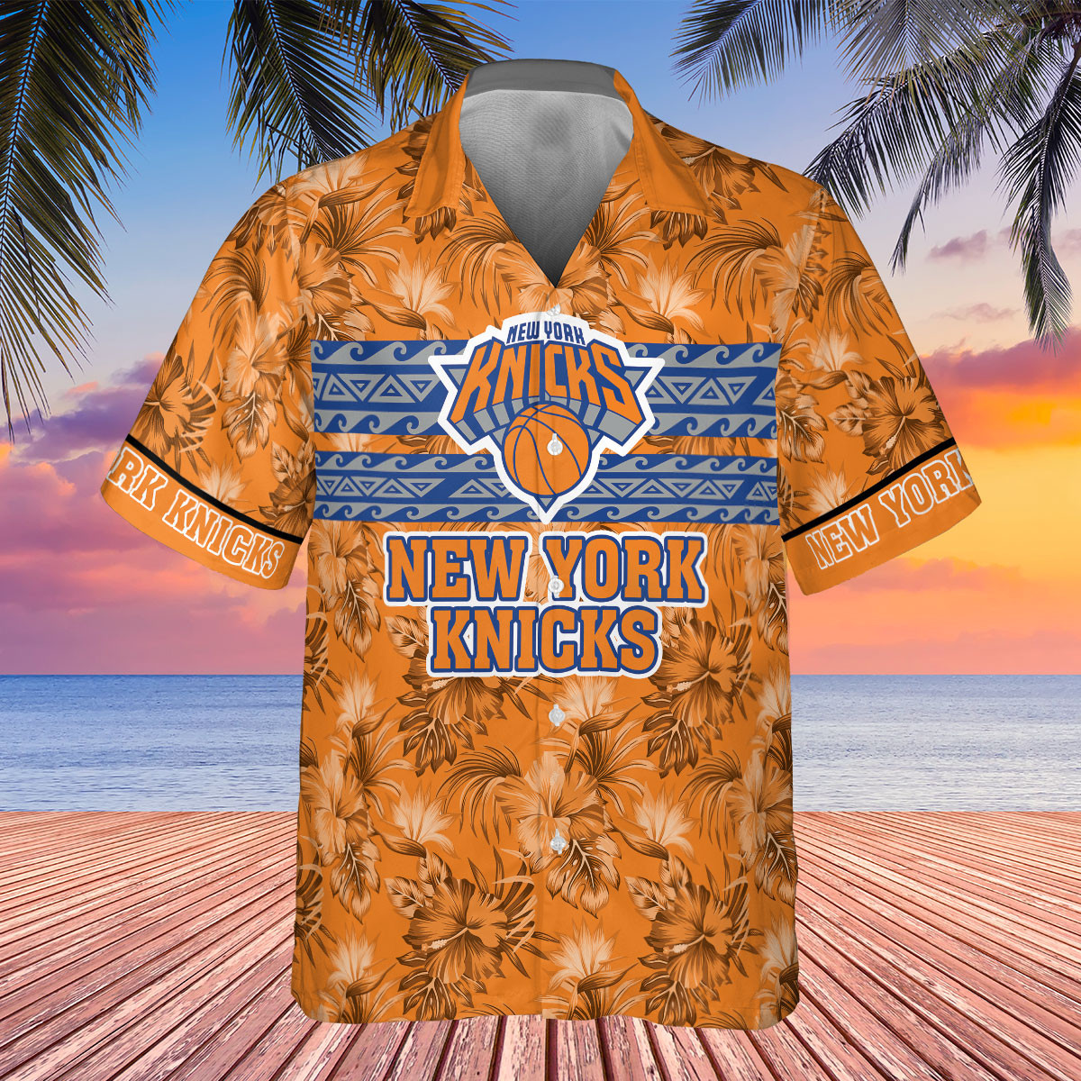 New York Knicks National Basketball Association 2023 AOP Hawaiian Shirt SH1