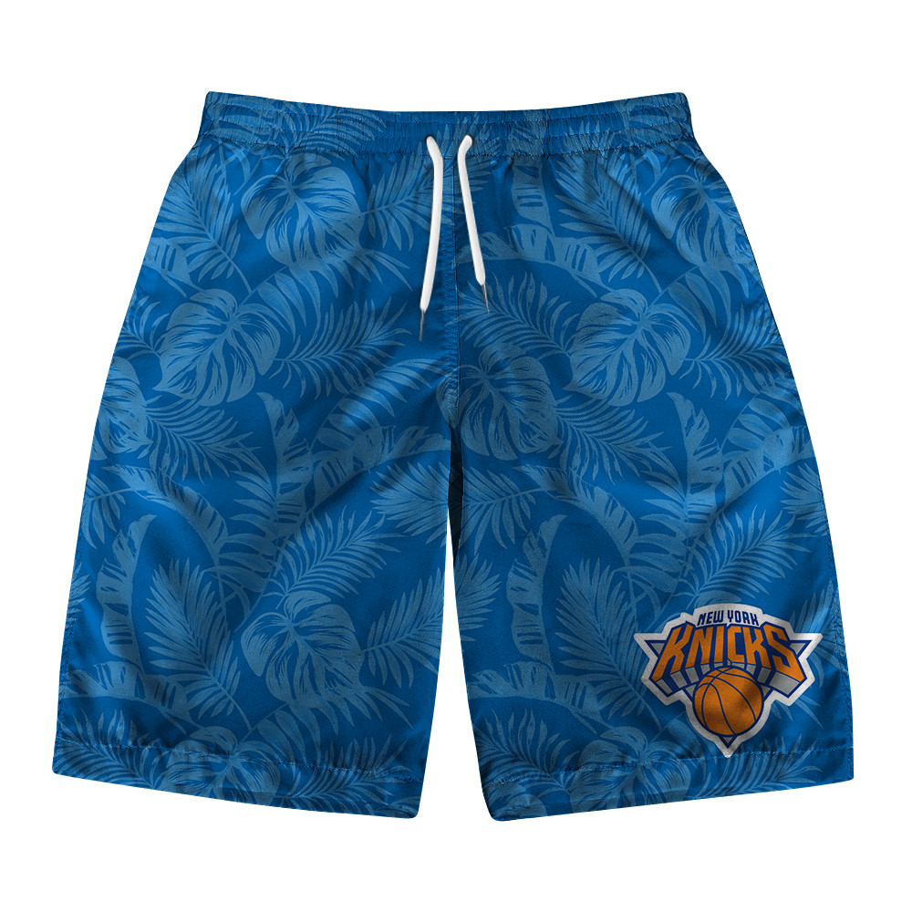 New York Knicks - NBA Team Logo Basketball Aloha Design Hawaiian Set