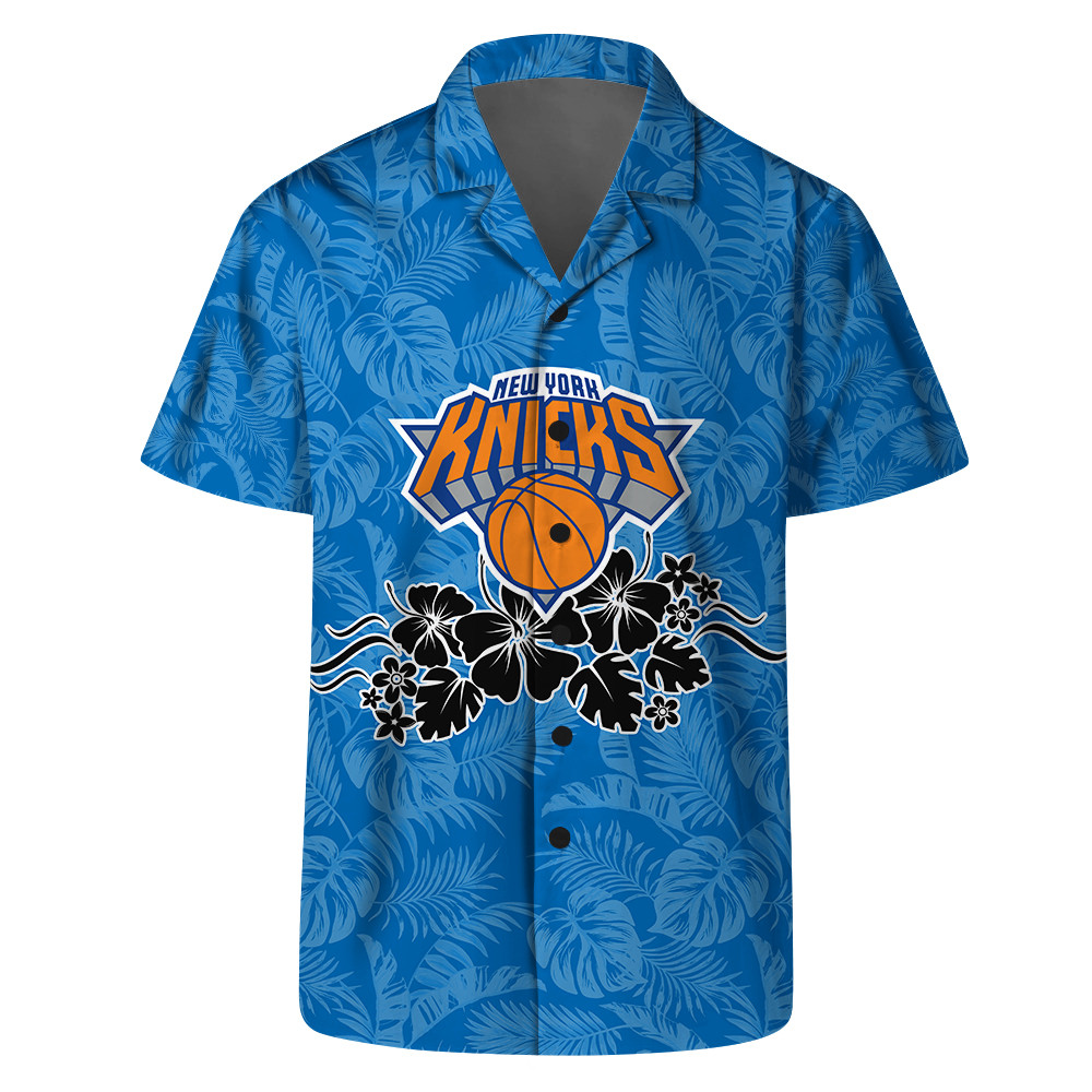 New York Knicks - NBA Team Logo Basketball Aloha Design Hawaiian Set