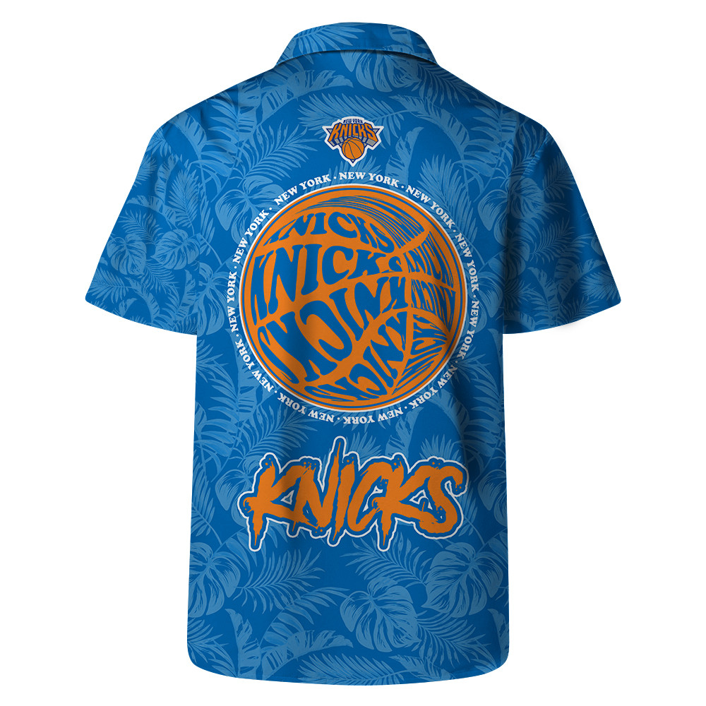 New York Knicks - NBA Team Logo Basketball Aloha Design Hawaiian Set