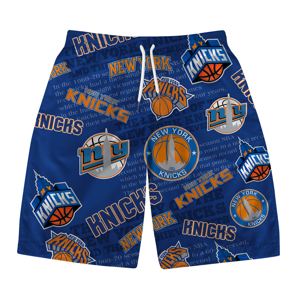 New York Knicks - NBA Team Logo Basketball Stars Pattern Hawaiian Set