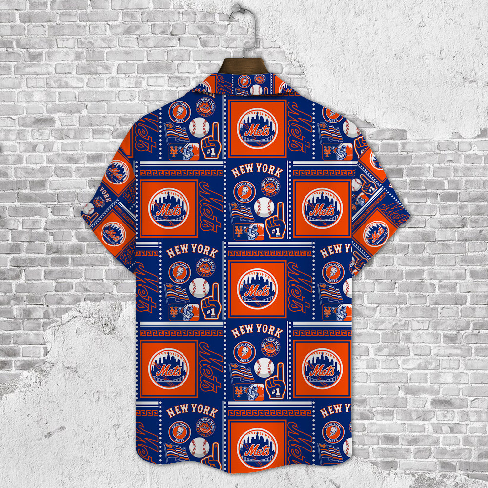 New York Mets Major League Baseball 3D Print Hawaiian Shirt SH1ML
