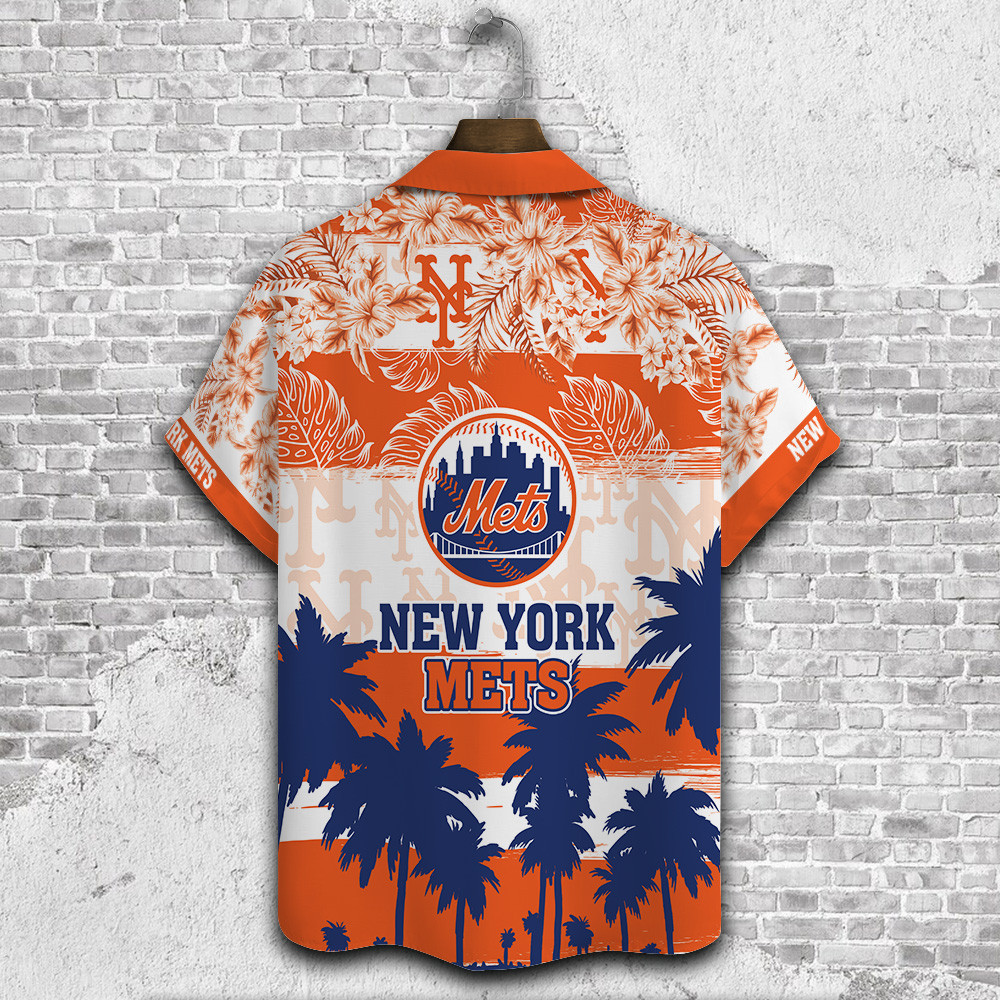 New York Mets Major League Baseball 3D Print Hawaiian Shirt SH1ML V6
