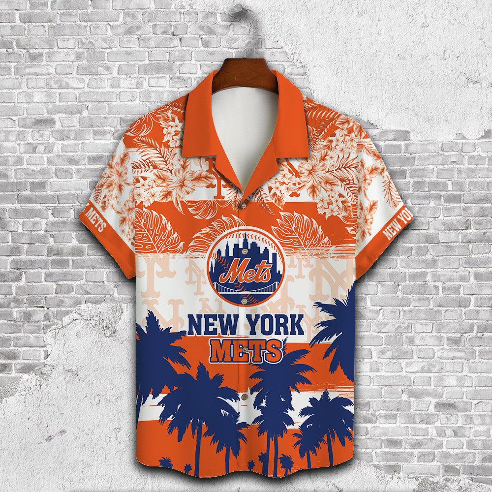 New York Mets Major League Baseball 3D Print Hawaiian Shirt SH1ML V6