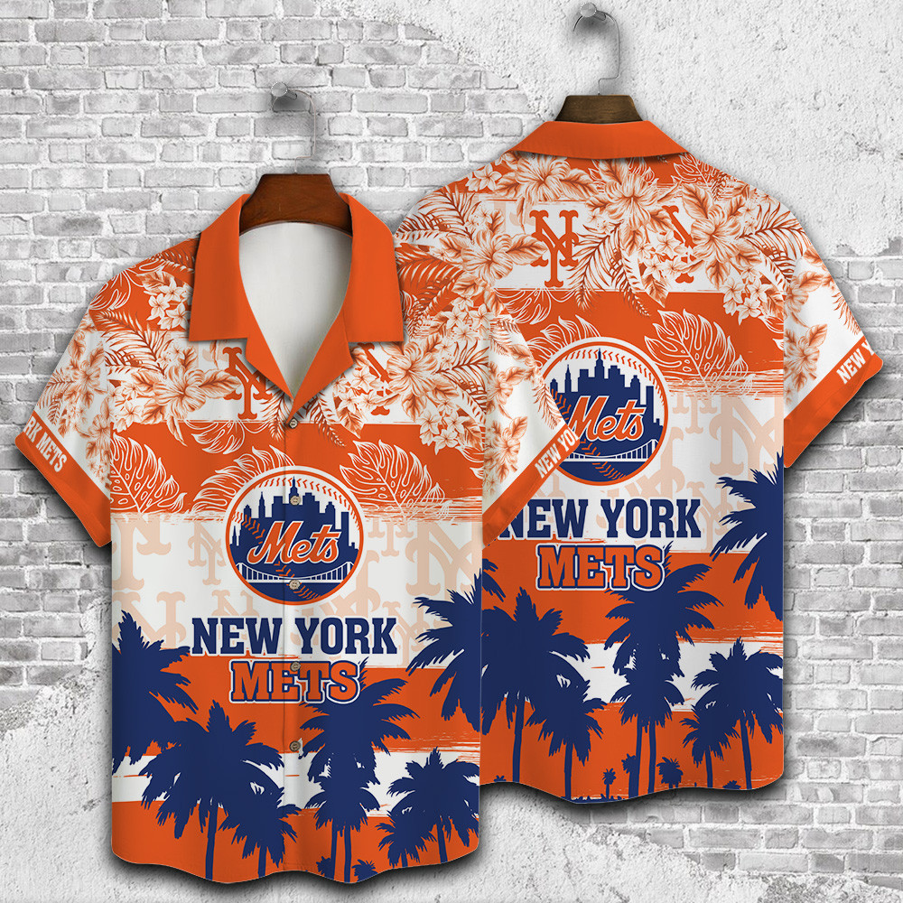 New York Mets Major League Baseball 3D Print Hawaiian Shirt SH1ML V6