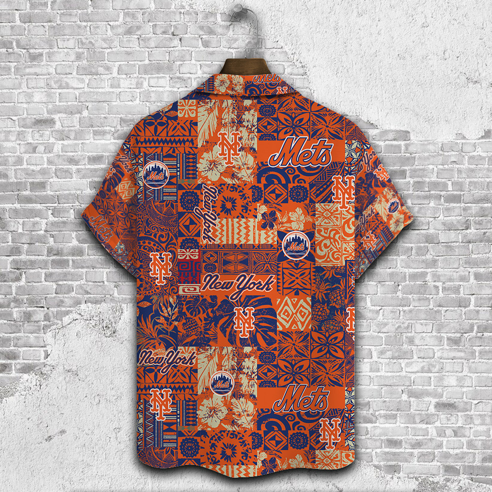 New York Mets Major League Baseball 3D Print Hawaiian Shirt SH1ML V7