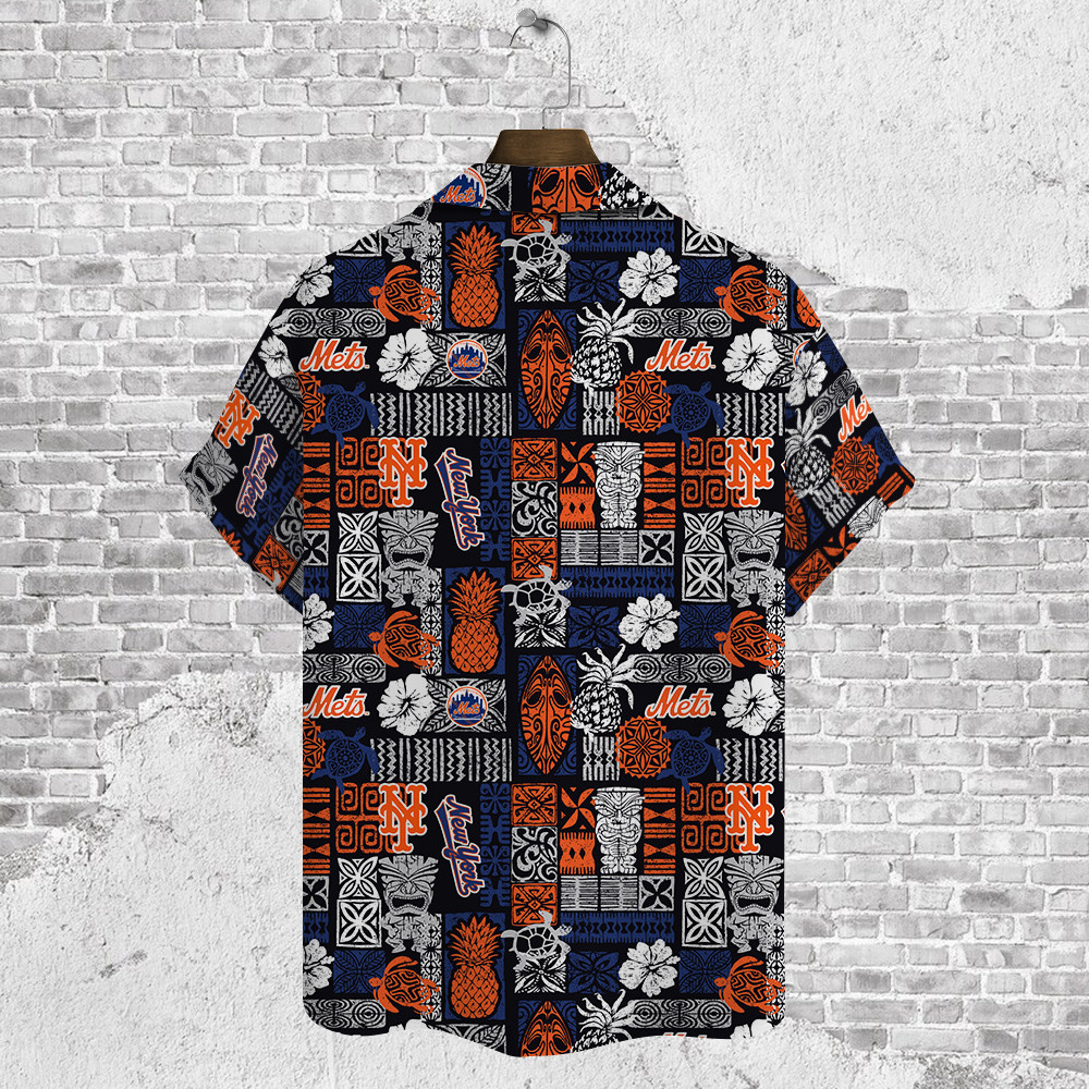 New York Mets Major League Baseball 3D Print Hawaiian Shirt SH1ML V8
