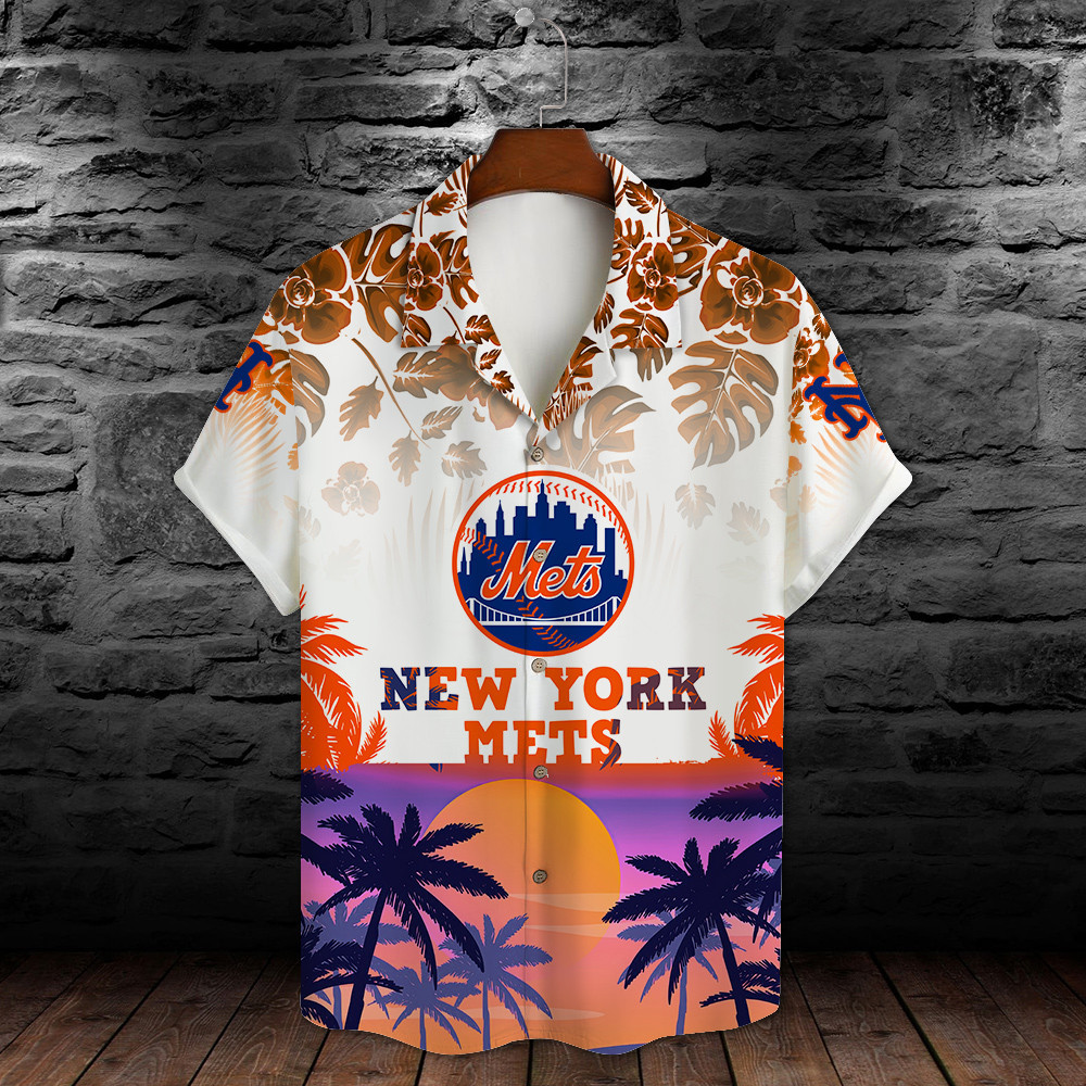 New York Mets Major League Baseball 3D Print Hawaiian Shirt SH1ML V9