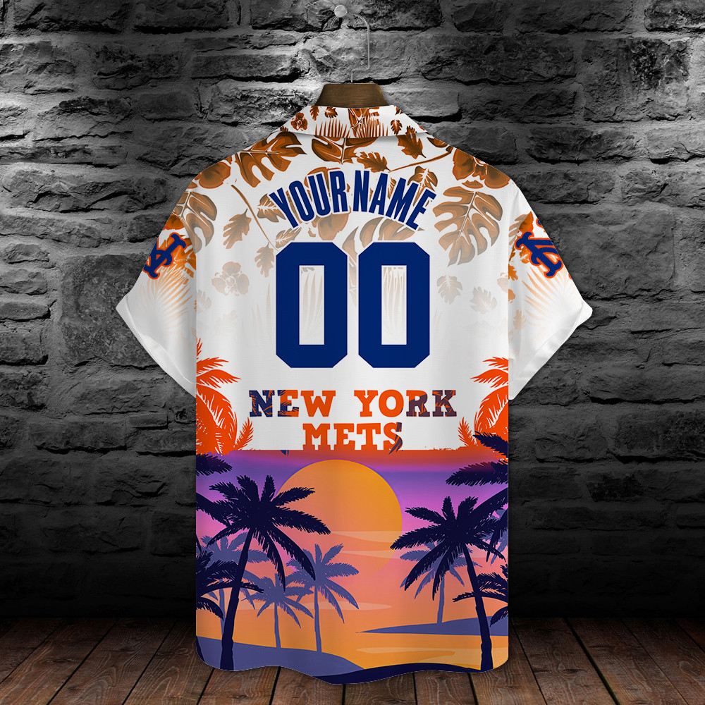 New York Mets Major League Baseball 3D Print Hawaiian Shirt SH1ML V9