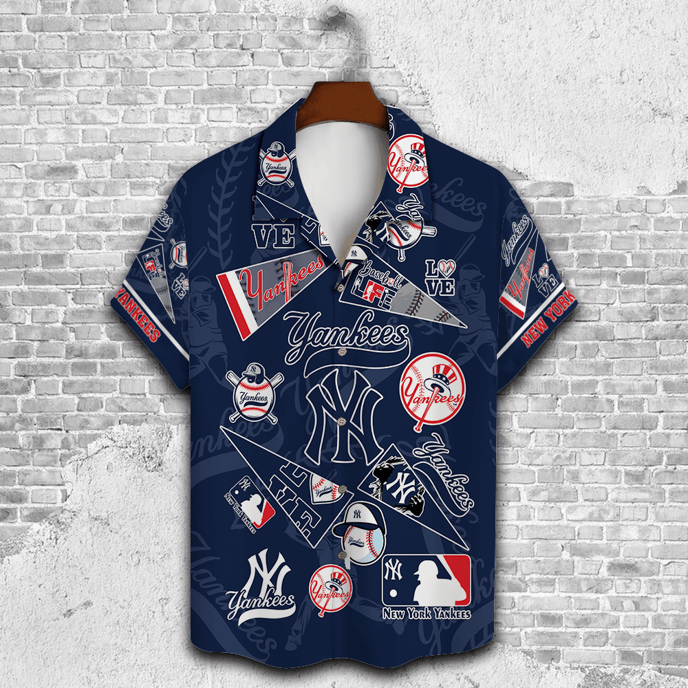 New York Yankees Major League Baseball 3D Print Hawaiian Shirt SH1ML V1