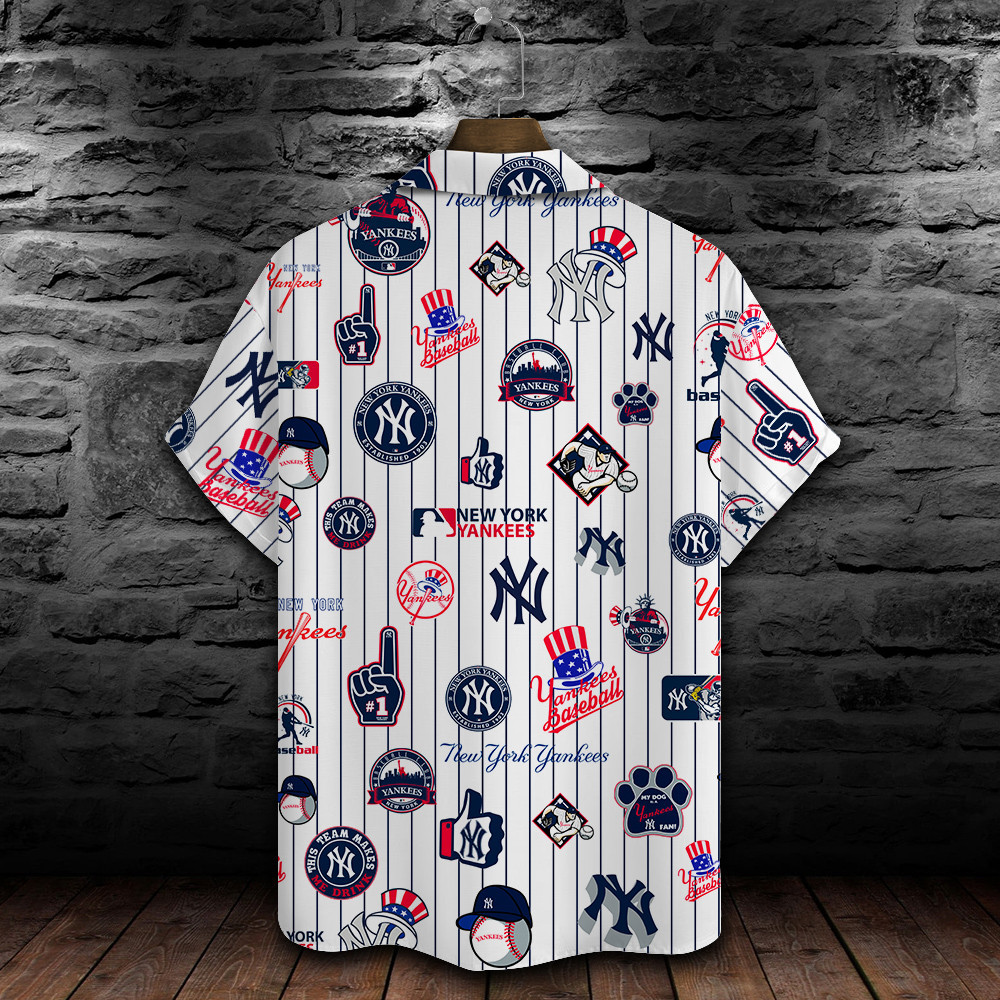 New York Yankees Major League Baseball 3D Print Hawaiian Shirt SH1ML V2