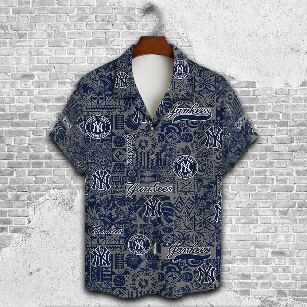 New York Yankees Major League Baseball 3D Print Hawaiian Shirt SH1ML V7