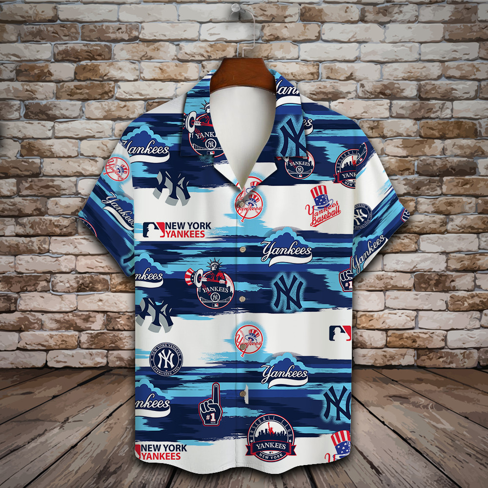New York Yankees Major League Baseball 3D Print Hawaiian Shirt SH1ML V8