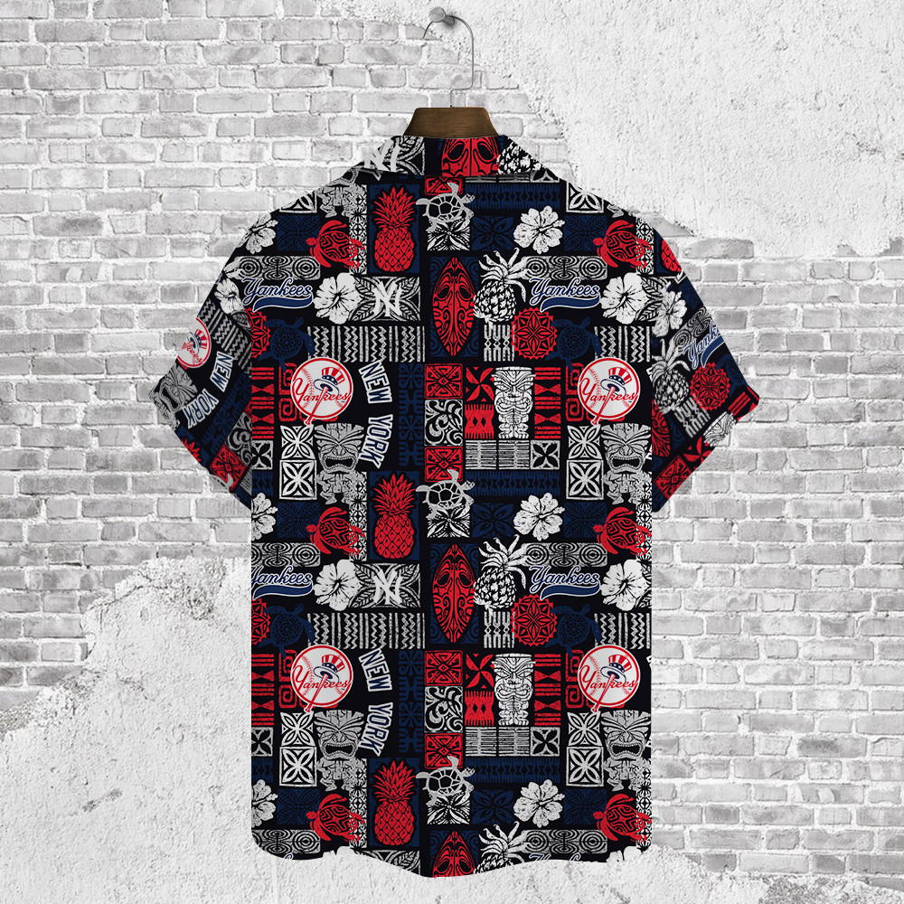 New York Yankees Major League Baseball 3D Print Hawaiian Shirt SH1ML V8