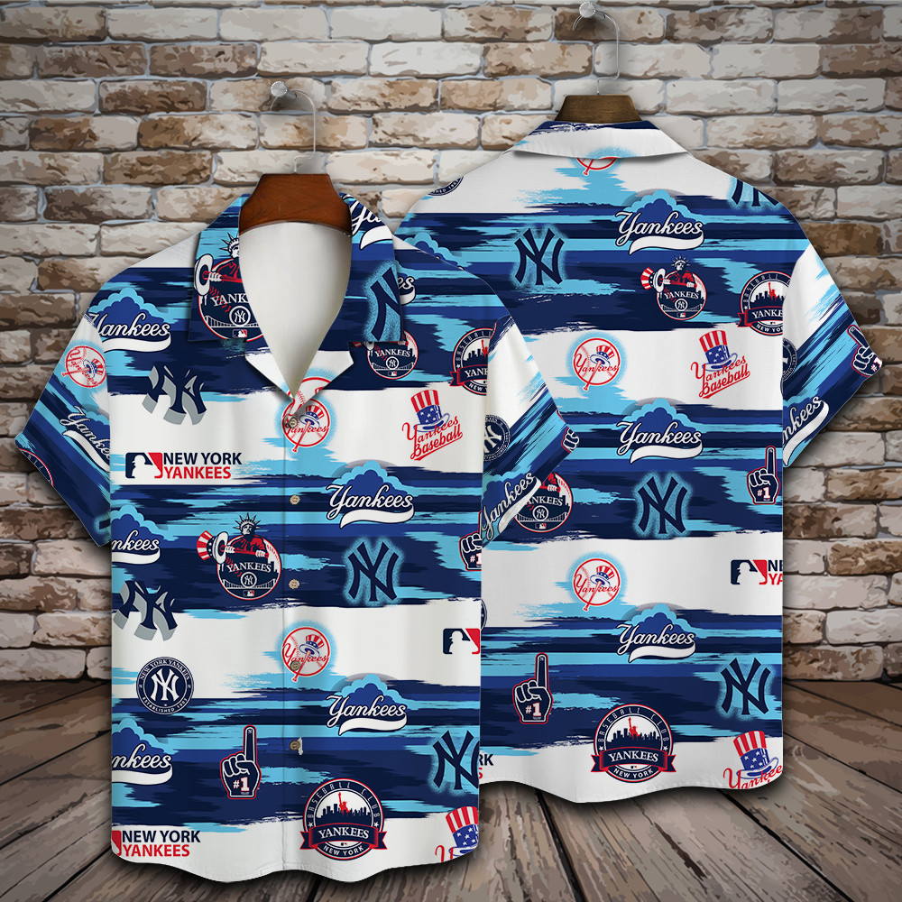 New York Yankees Major League Baseball 3D Print Hawaiian Shirt SH1ML V8