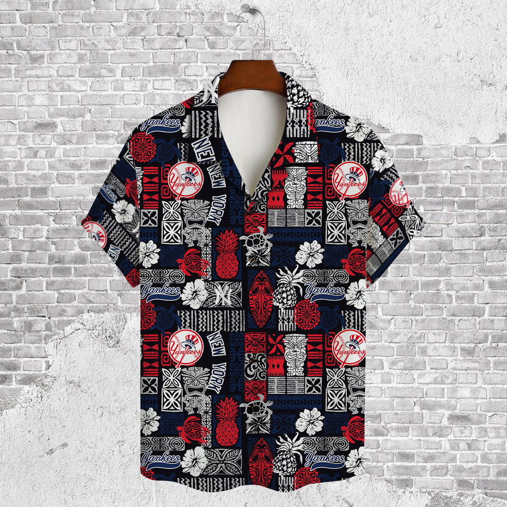 New York Yankees Major League Baseball 3D Print Hawaiian Shirt SH1ML V8