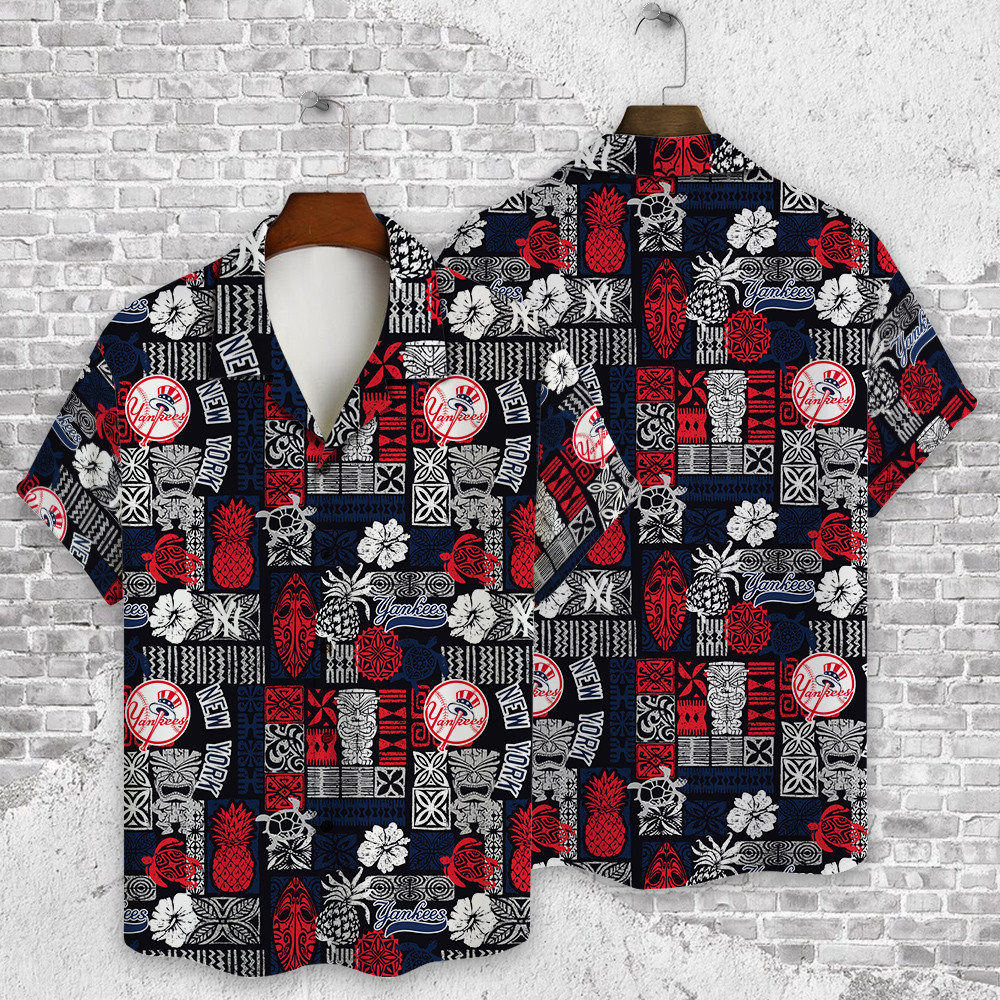 New York Yankees Major League Baseball 3D Print Hawaiian Shirt SH1ML V8