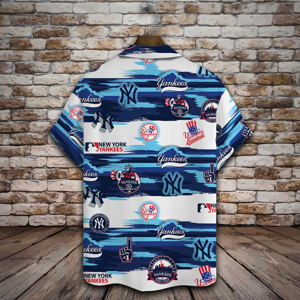 New York Yankees Major League Baseball 3D Print Hawaiian Shirt SH1ML V8