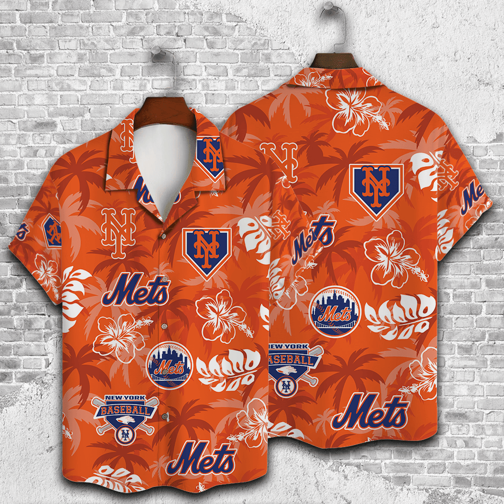 Newyork Mets Major League Baseball 3D Print Hawaiian Shirt SH1ML V11