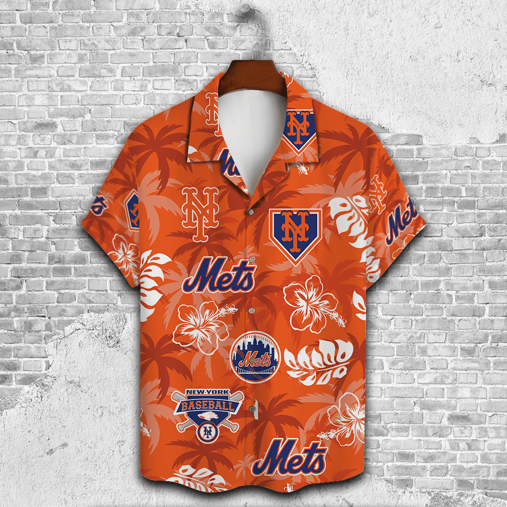 Newyork Mets Major League Baseball 3D Print Hawaiian Shirt SH1ML V11