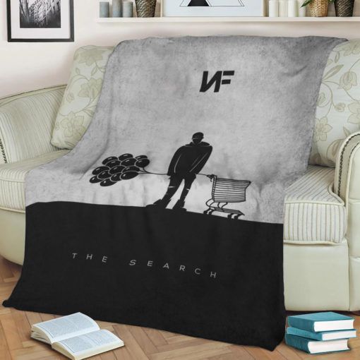 NF and His Shopping Cart Best Seller Fleece Blanket Gift For Fan, Premium Comfy Sofa Throw Blanket Gift H99