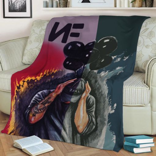 NF rapper Color Best Seller Fleece Blanket Gift For Fan, Premium Comfy Sofa Throw Blanket Gift H99