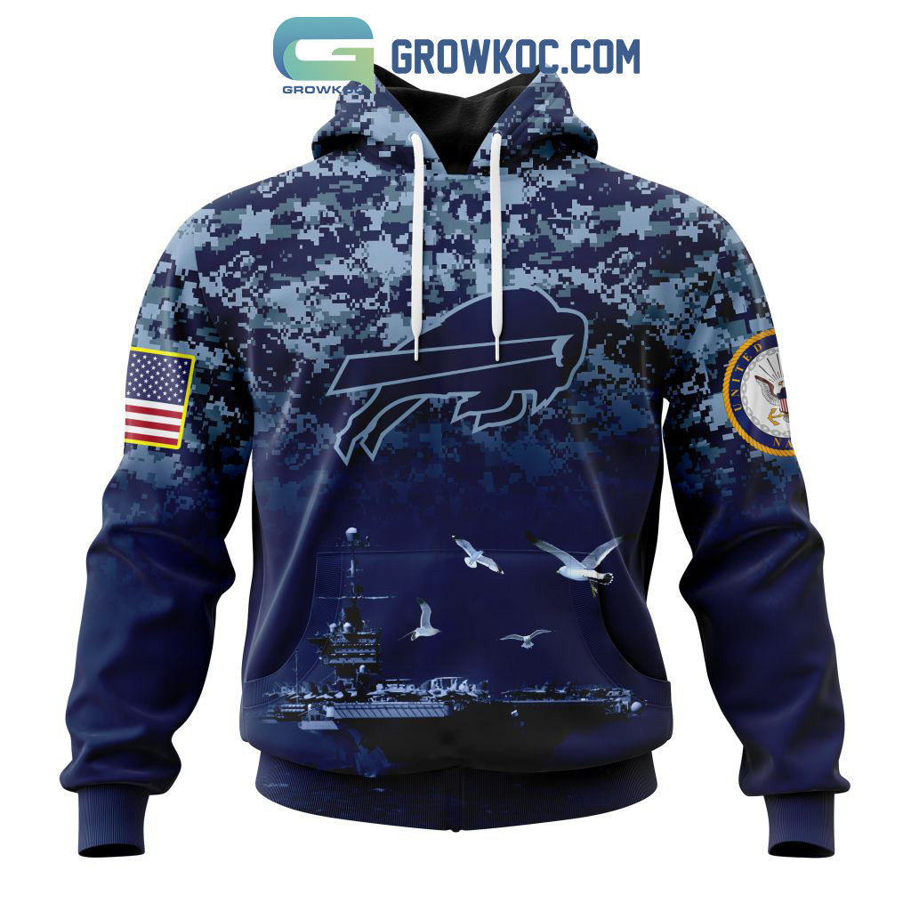 NFL Buffalo Bills Honor US Navy Veterans Personalized Hoodie T Shirt