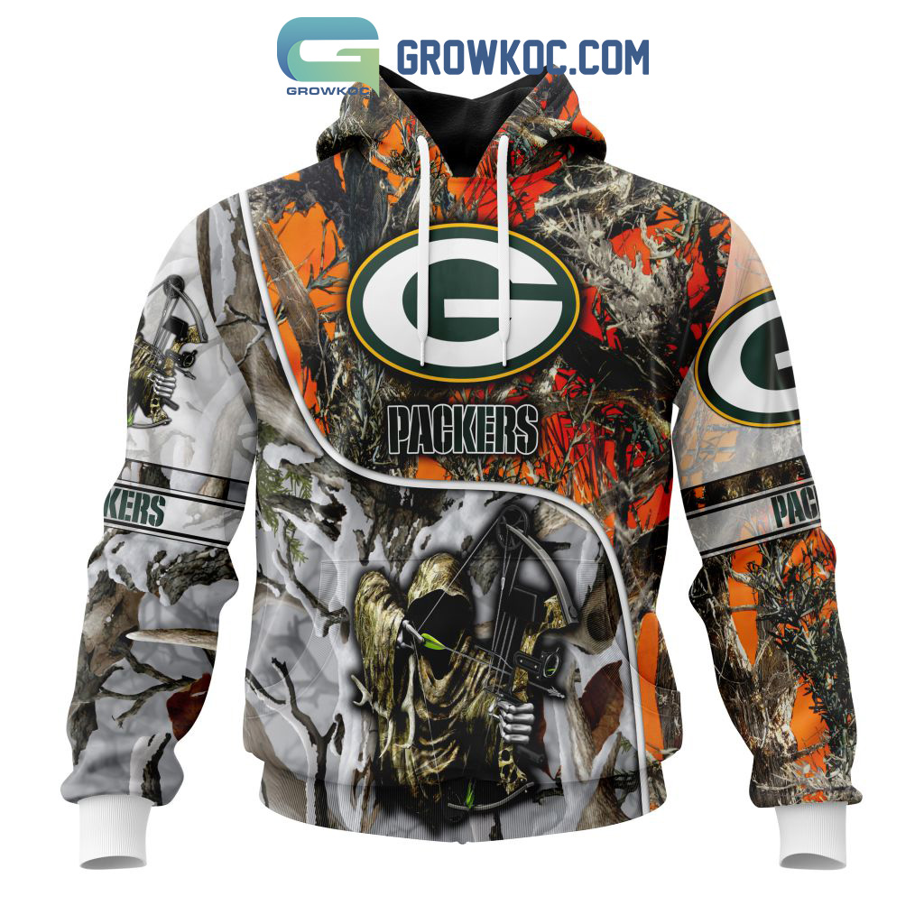 NFL Green Bay Packers Special Fall And Winter Bow Hunting Personalized Hoodie T Shirt
