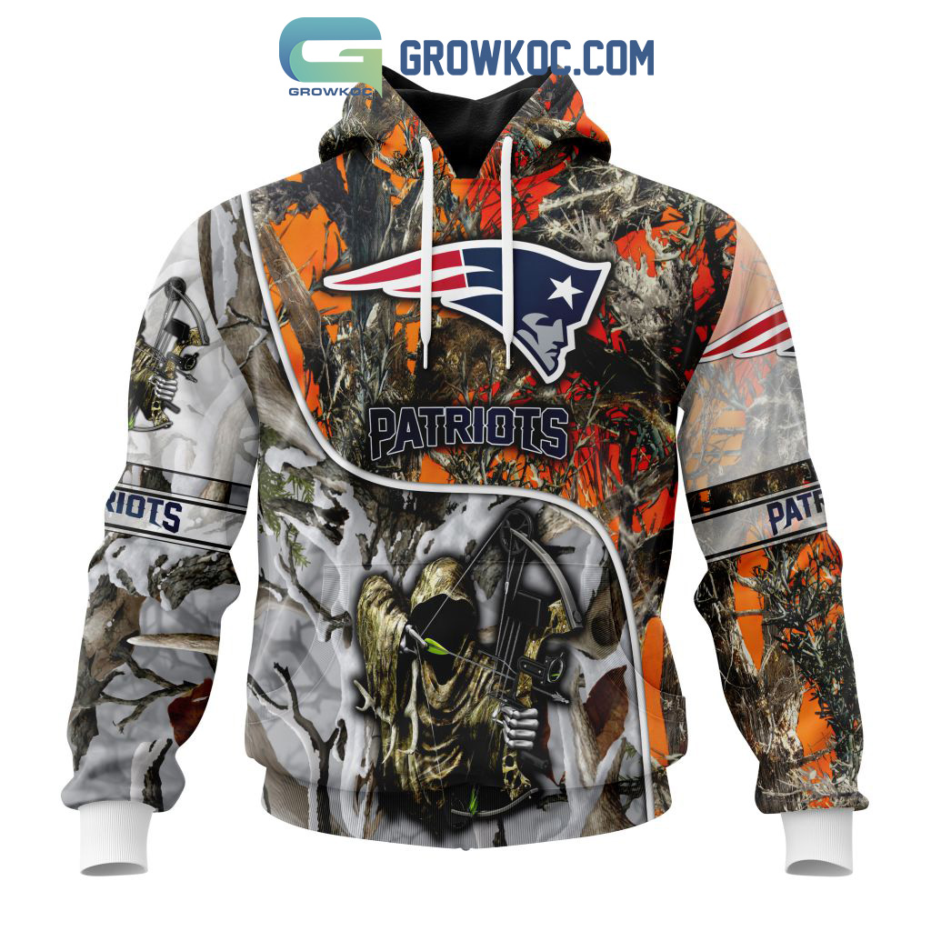 NFL New England Patriots Special Fall And Winter Bow Hunting Personalized Hoodie T Shirt