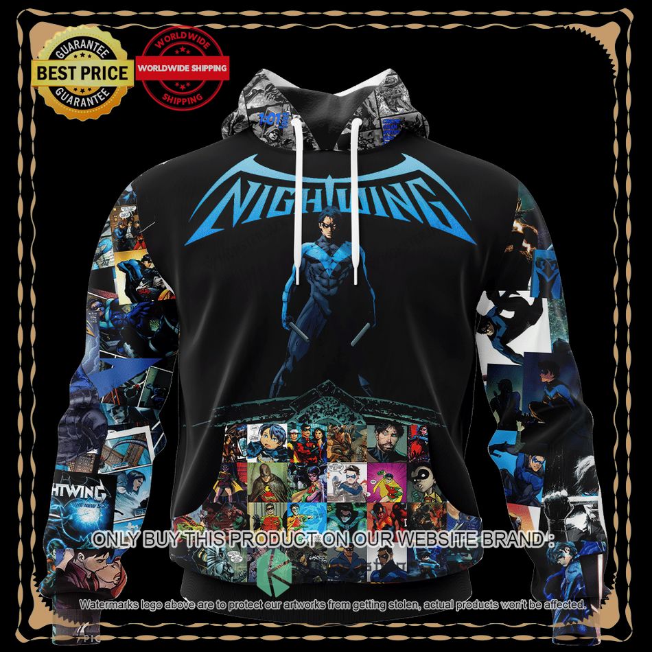 Nightwing DC Comics Universe Hoodie, Hoodie Mask