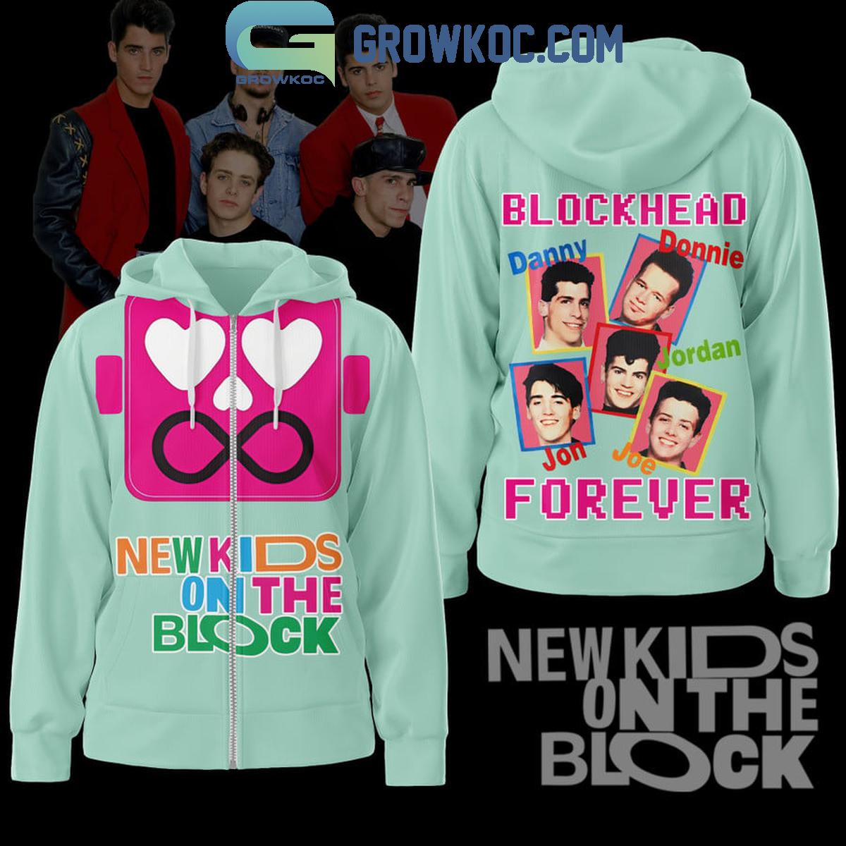 NKOTB Blockhead Forever Danny Donnie Jon Jordan Hoodie Shirts