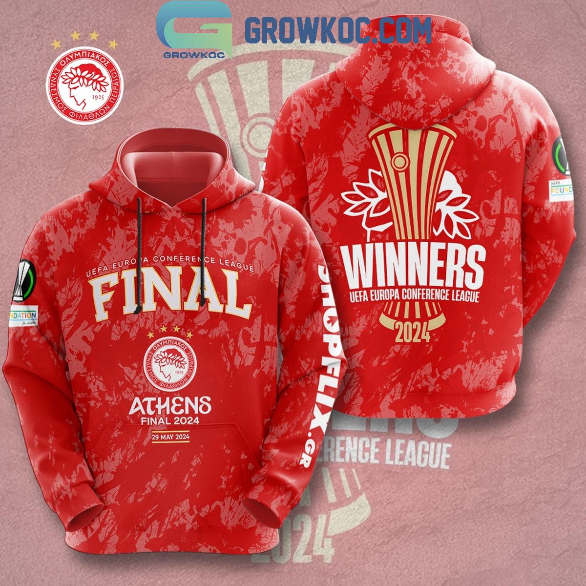 Olympiakos EUFA Europa Conference Leauge Final Athens 2024 Hoodie T Shirt