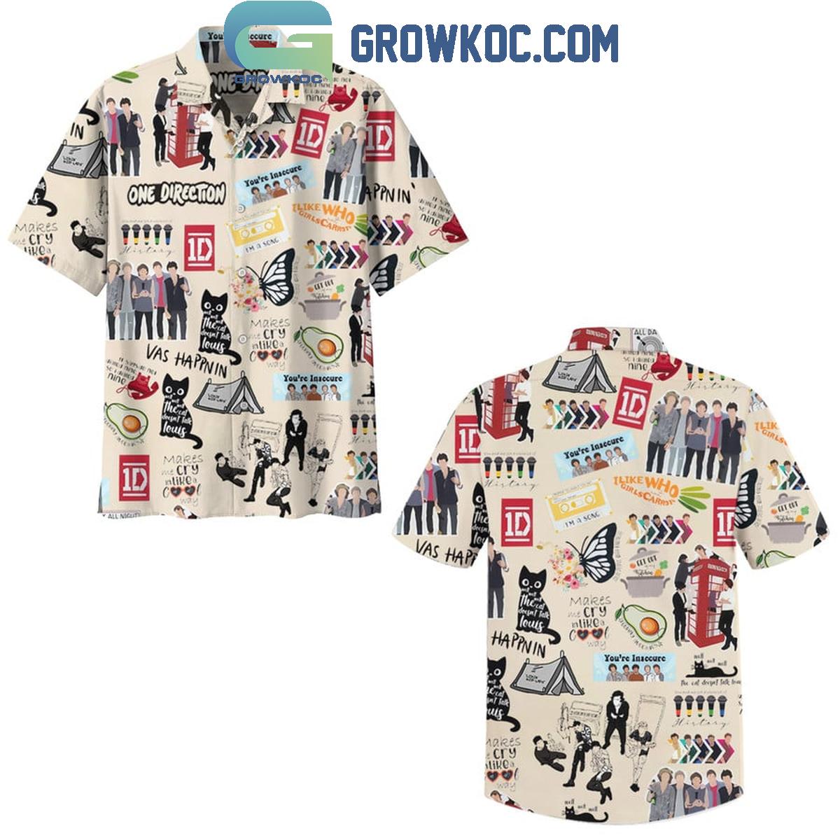 One Direction Make Me Cry Like A Cool Way Hawaiian Shirts