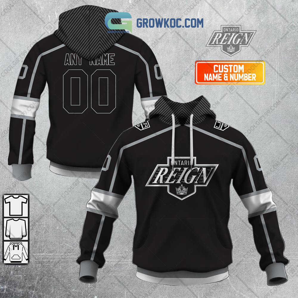 Ontario Reign AHL Color Home Jersey Personalized Hoodie T Shirt