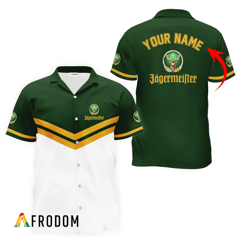 Personalized Jagermeister Green Tennis Hawaiian Shirt