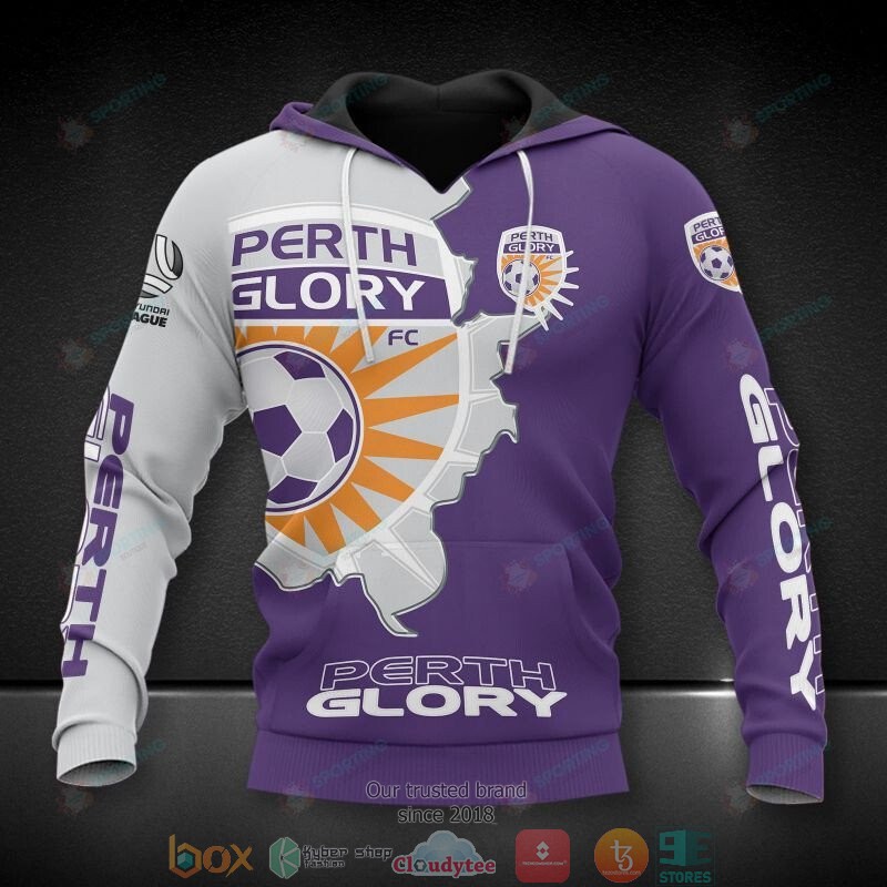 Perth Glory FC 3D Hoodie, Shirt