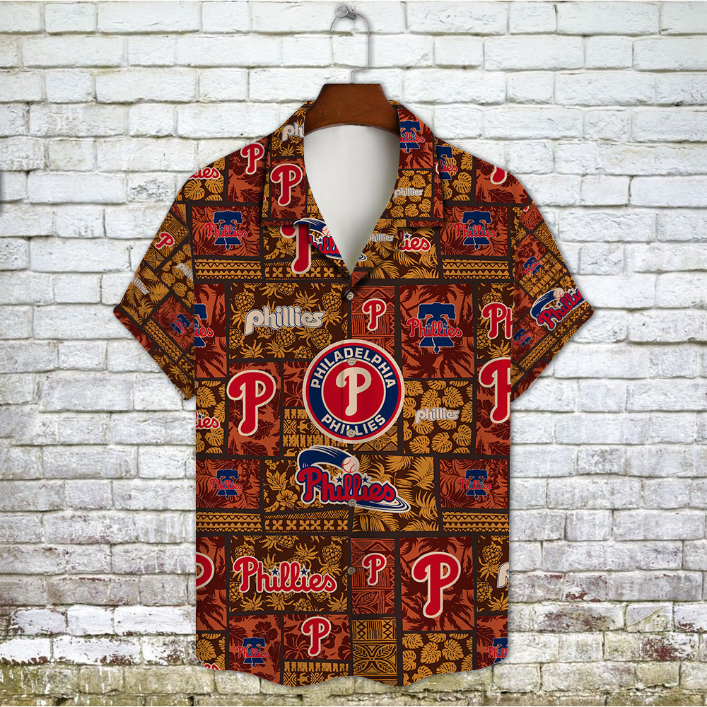 Philadelphia Phillie Major League Baseball 3D Print Hawaiian Shirt SH1ML V10