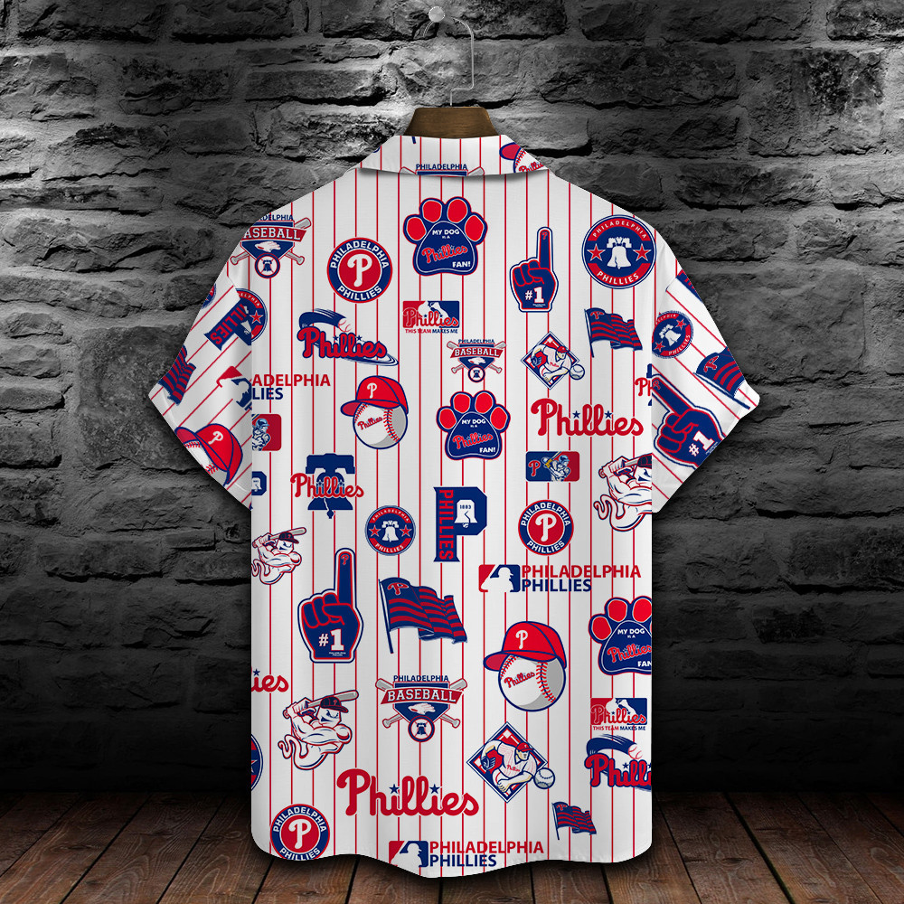Philadelphia Phillies Major League Baseball 3D Print Hawaiian Shirt SH1ML V2