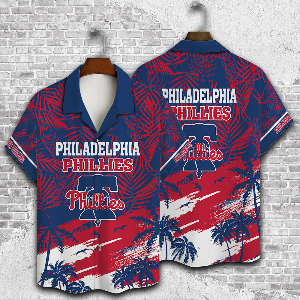 Philadelphia Phillies Major League Baseball 3D Print Hawaiian Shirt SH1ML V5