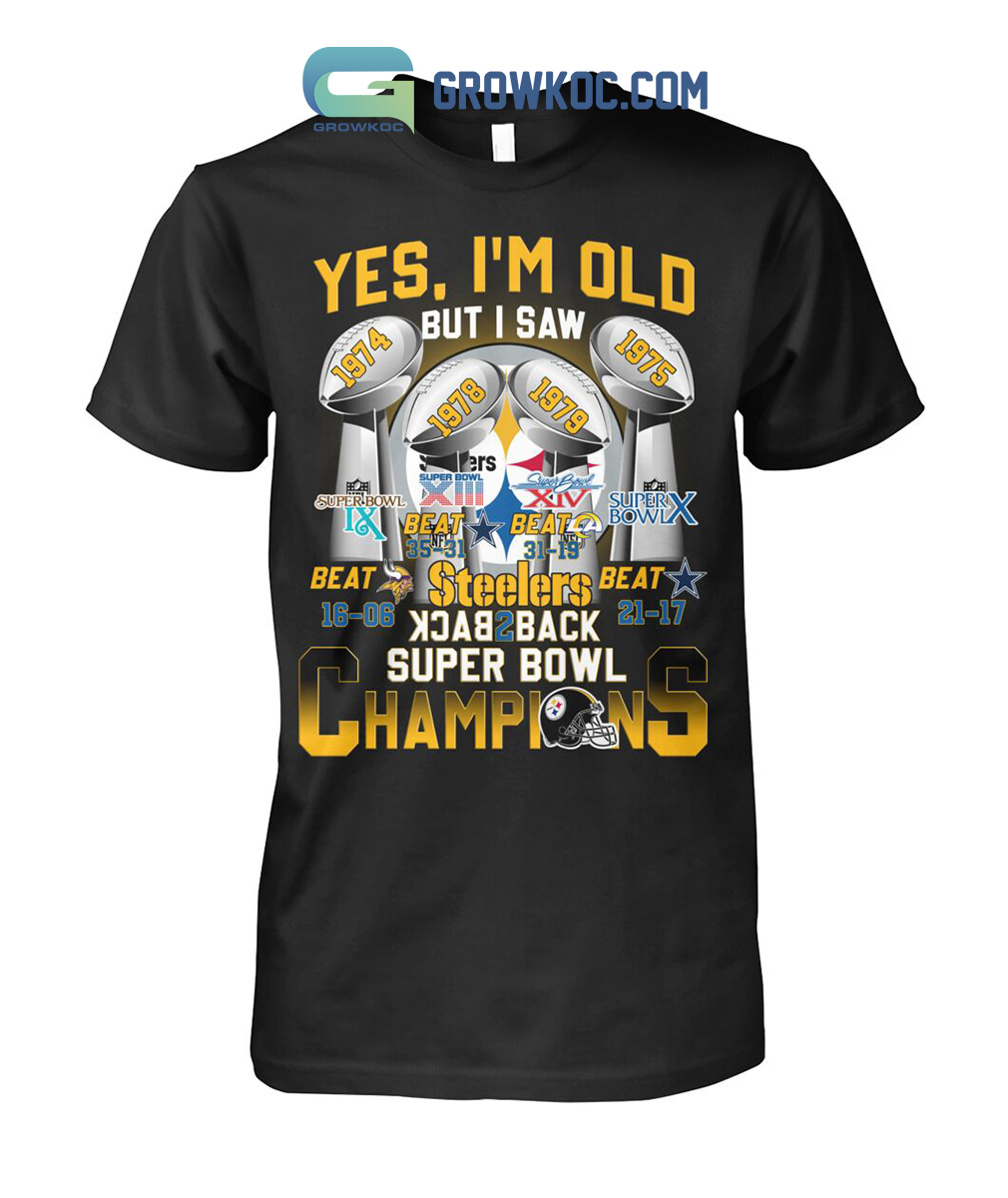 Pittsburgh Steelers Back To Super Bowl Champions 2023 T-Shirt