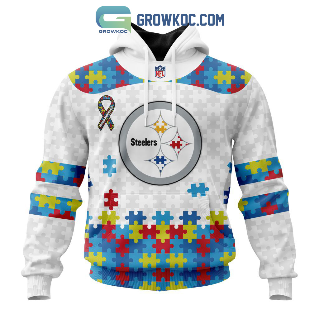Pittsburgh Steelers NFL Autism Awareness Personalized Hoodie T Shirt
