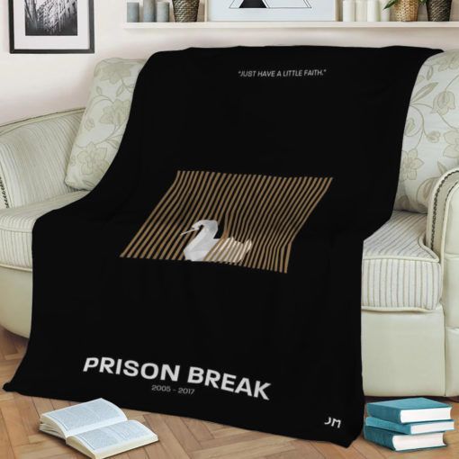 Prison Break Fleece Throw Blanket Best Seller Fleece Blanket Gift For Fan, Premium Comfy Sofa Throw Blanket Gift H99