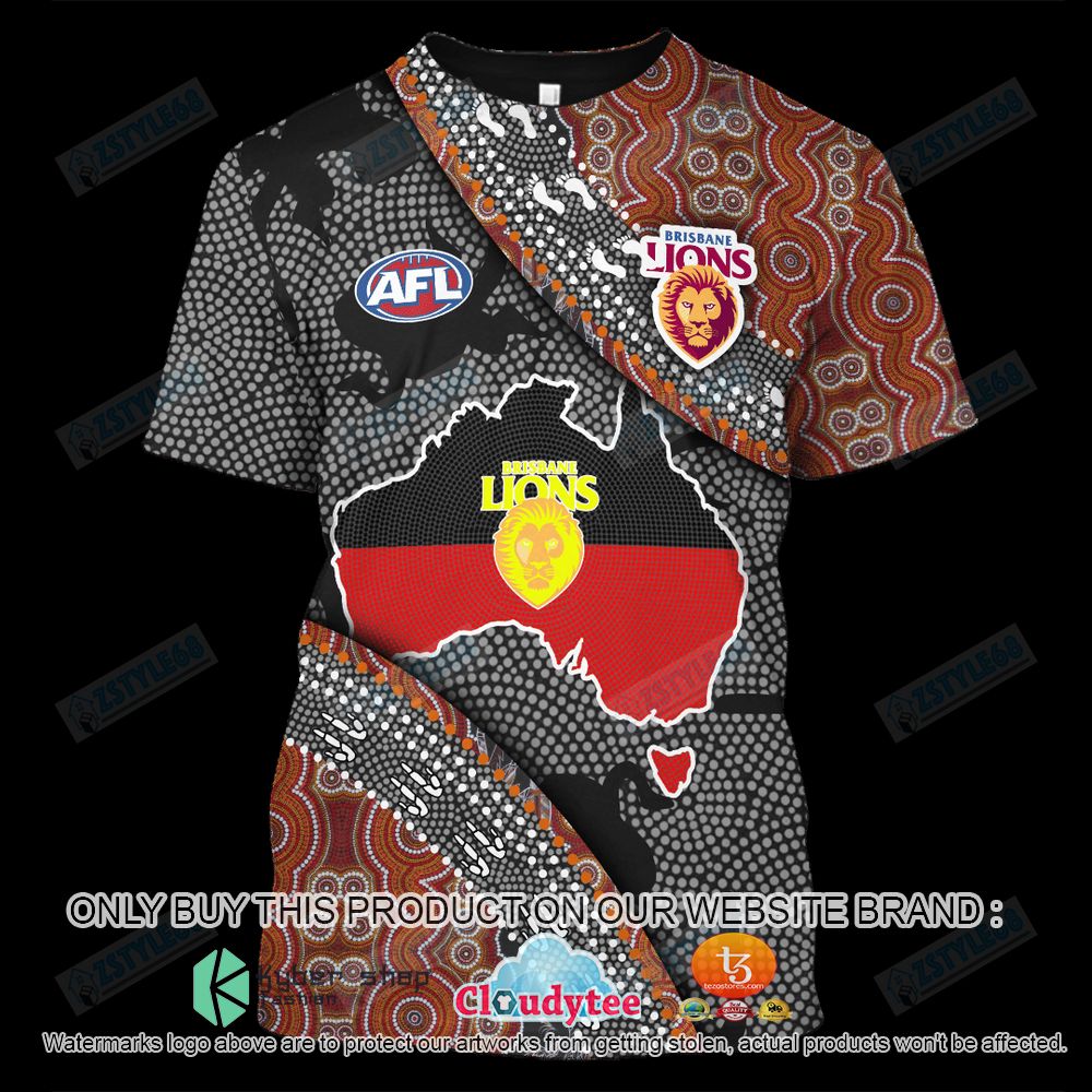 Proud To Be Aboriginal Totem Brisbane Lions 3D Hoodie, Shirt