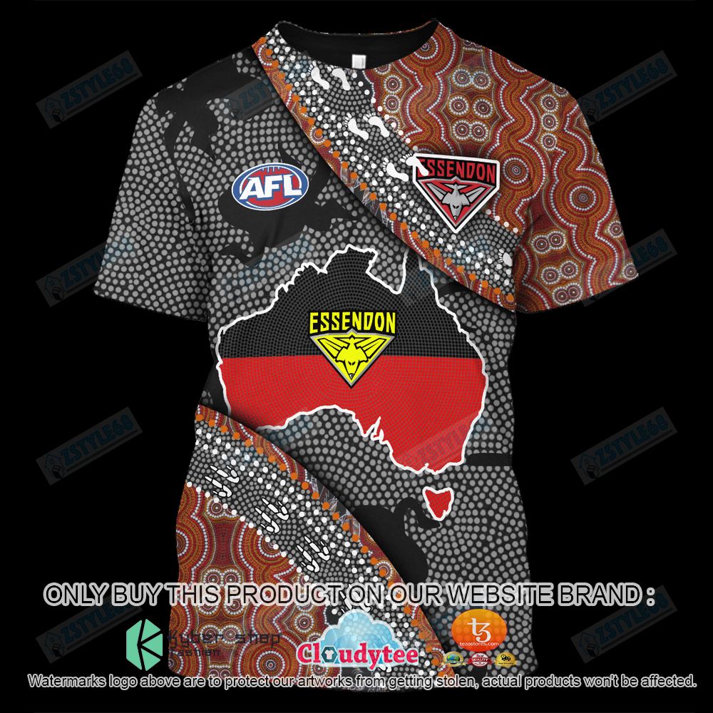 Proud To Be Aboriginal Totem Essendon F.C 3D Hoodie, Shirt