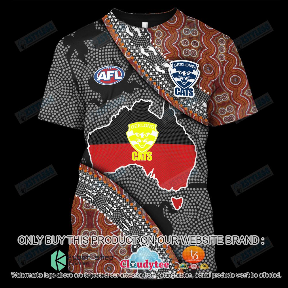 Proud To Be Aboriginal Totem Geelong F.C 3D Hoodie, Shirt