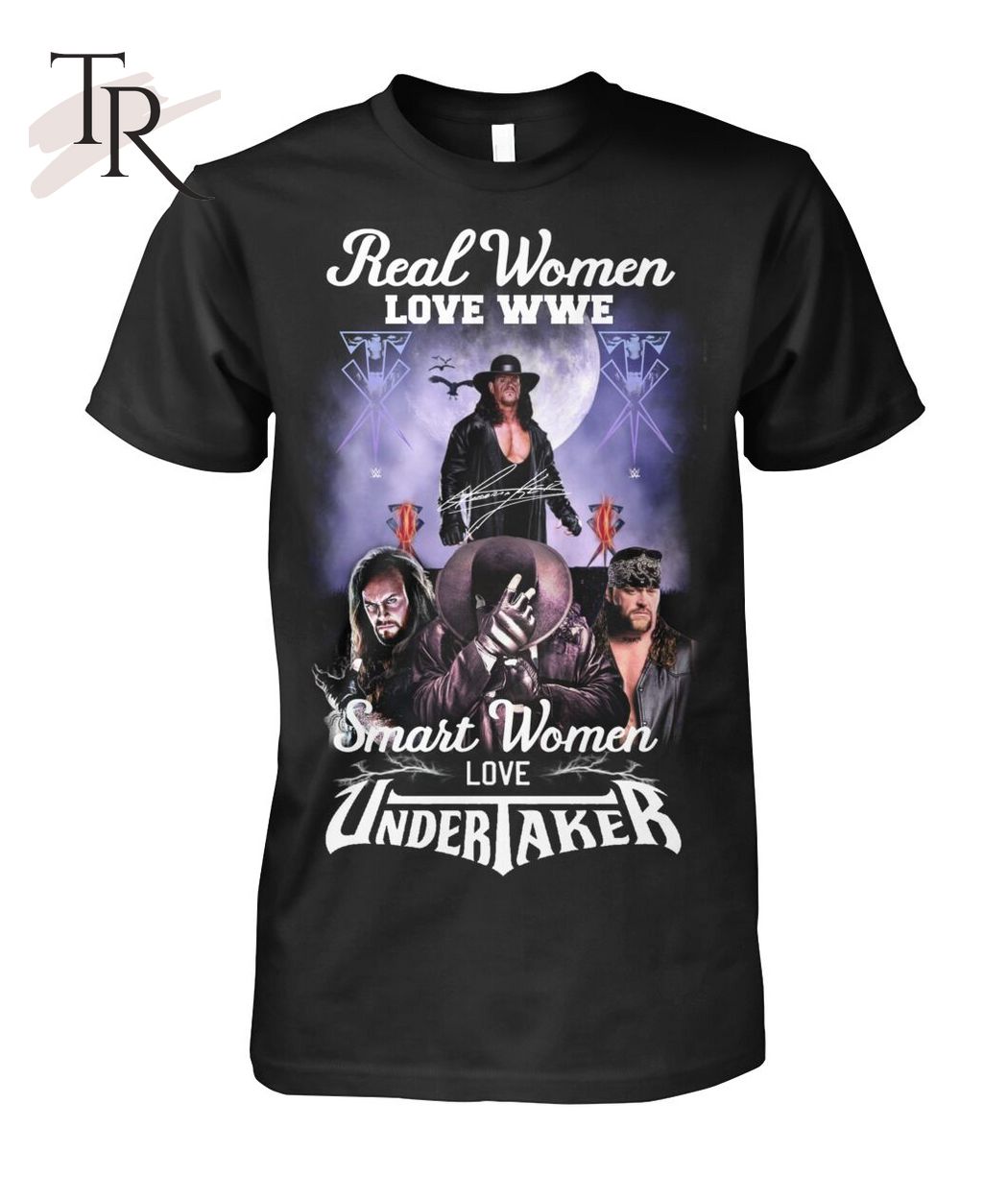 Real Women Love WWE Smart Women Love Undertaker T-Shirt