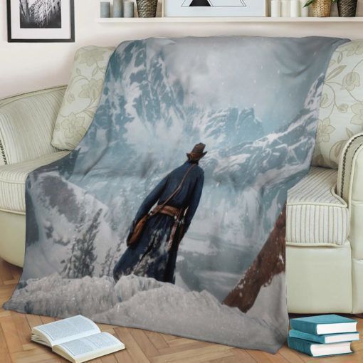 Red Dead Redemption Fleece Throw Blanket Best Seller Fleece Blanket Gift For Fan, Premium Comfy Sofa Throw Blanket Gift H99